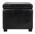  Safavieh Jonathan Flip Top Ottoman - Black - Bonton