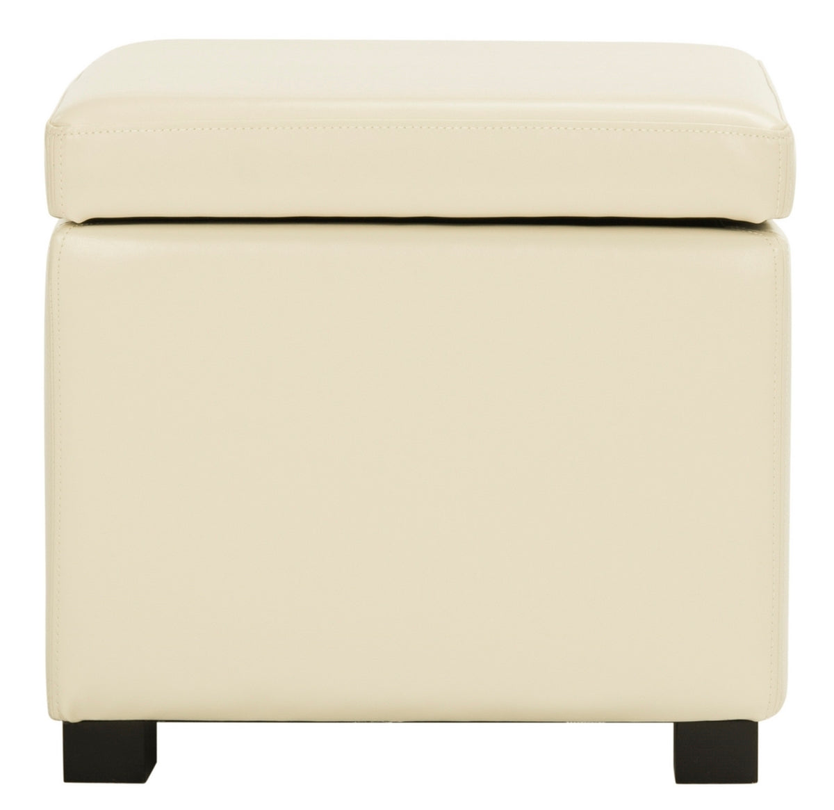  Safavieh Jonathan Flip Top Ottoman - Flat Cream - Bonton