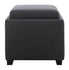  Safavieh Harrison Single Tray Ottoman - Grey - Bonton