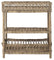 Ajani Rattan 3 Tier Accent Table