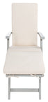  Safavieh Palmdale Lounge Chair - Gray/Beige - Bonton