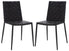  Safavieh Rayne Woven Dining Chairs Set of 2 - Black / Black - Bonton