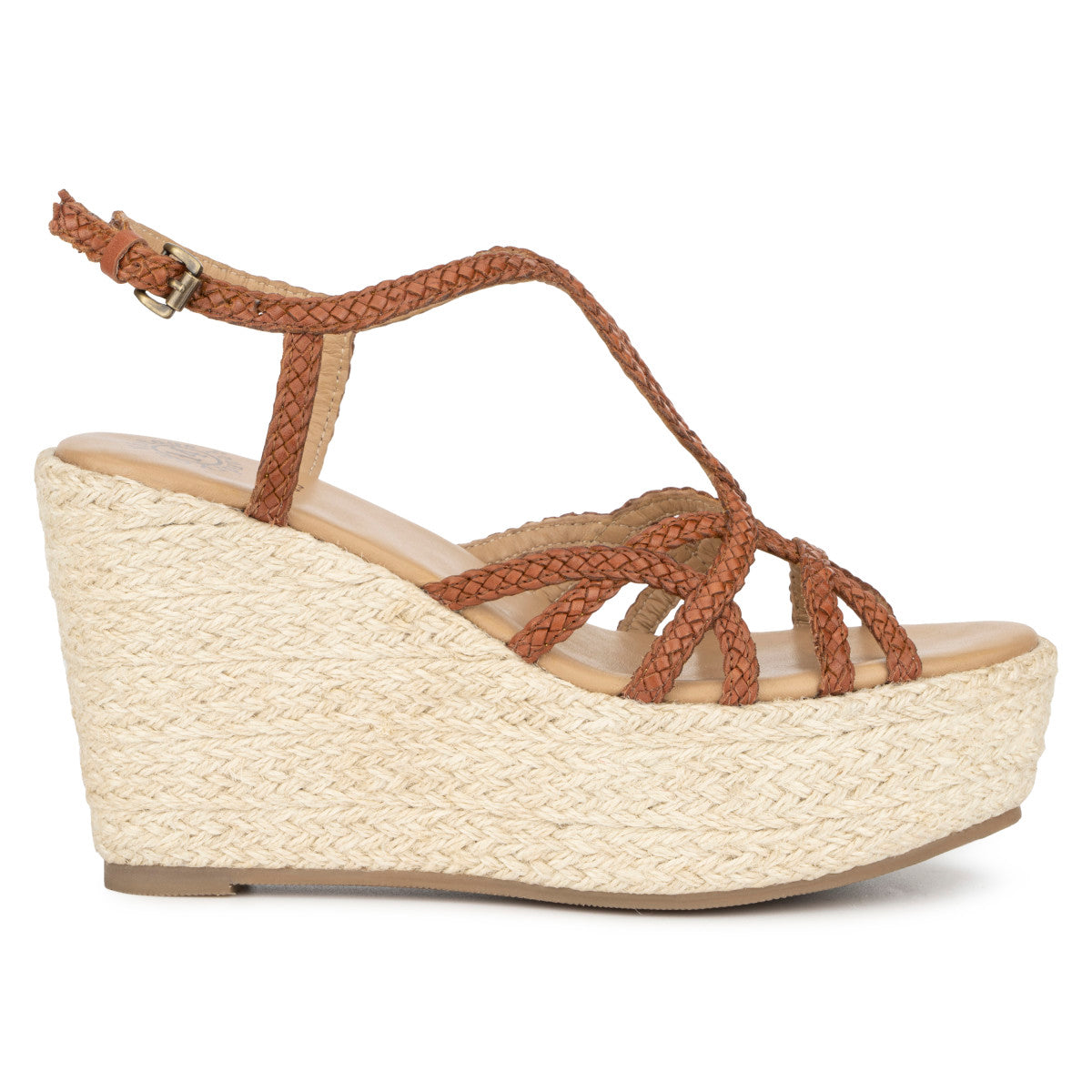  Women's Eloise Wedge - Tan - Bonton