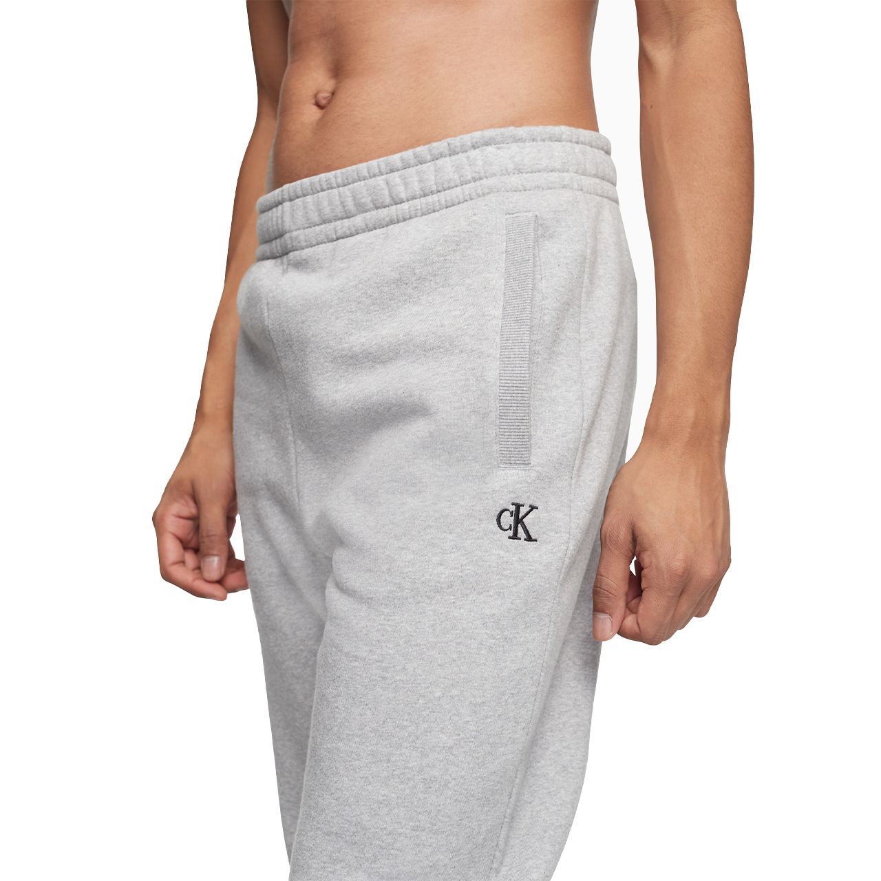  Calvin Klein Archive Logo Fleece Jogger - Beacon Blue - Bonton