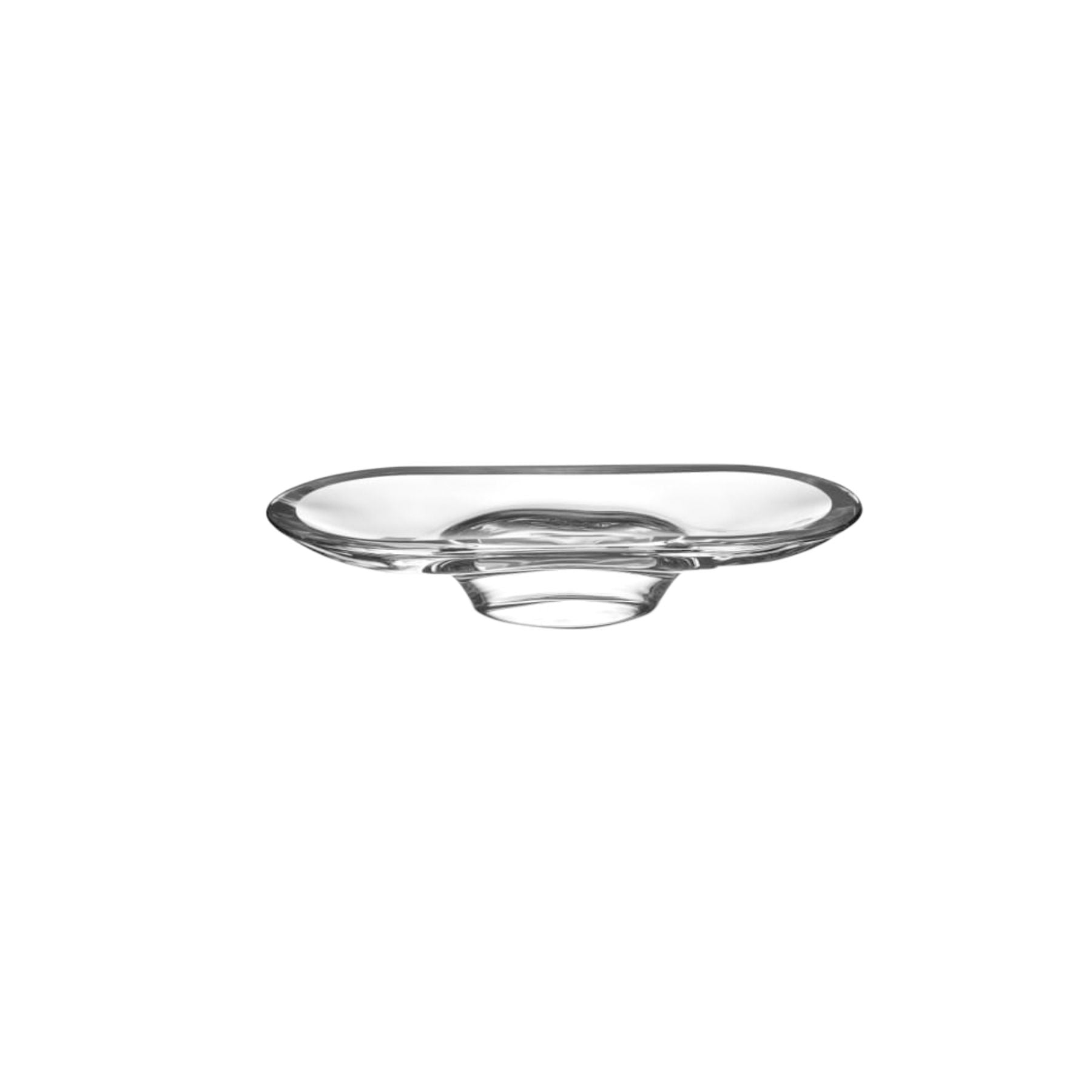  Nude Glass Silhouette Short Tray - Clear - Bonton