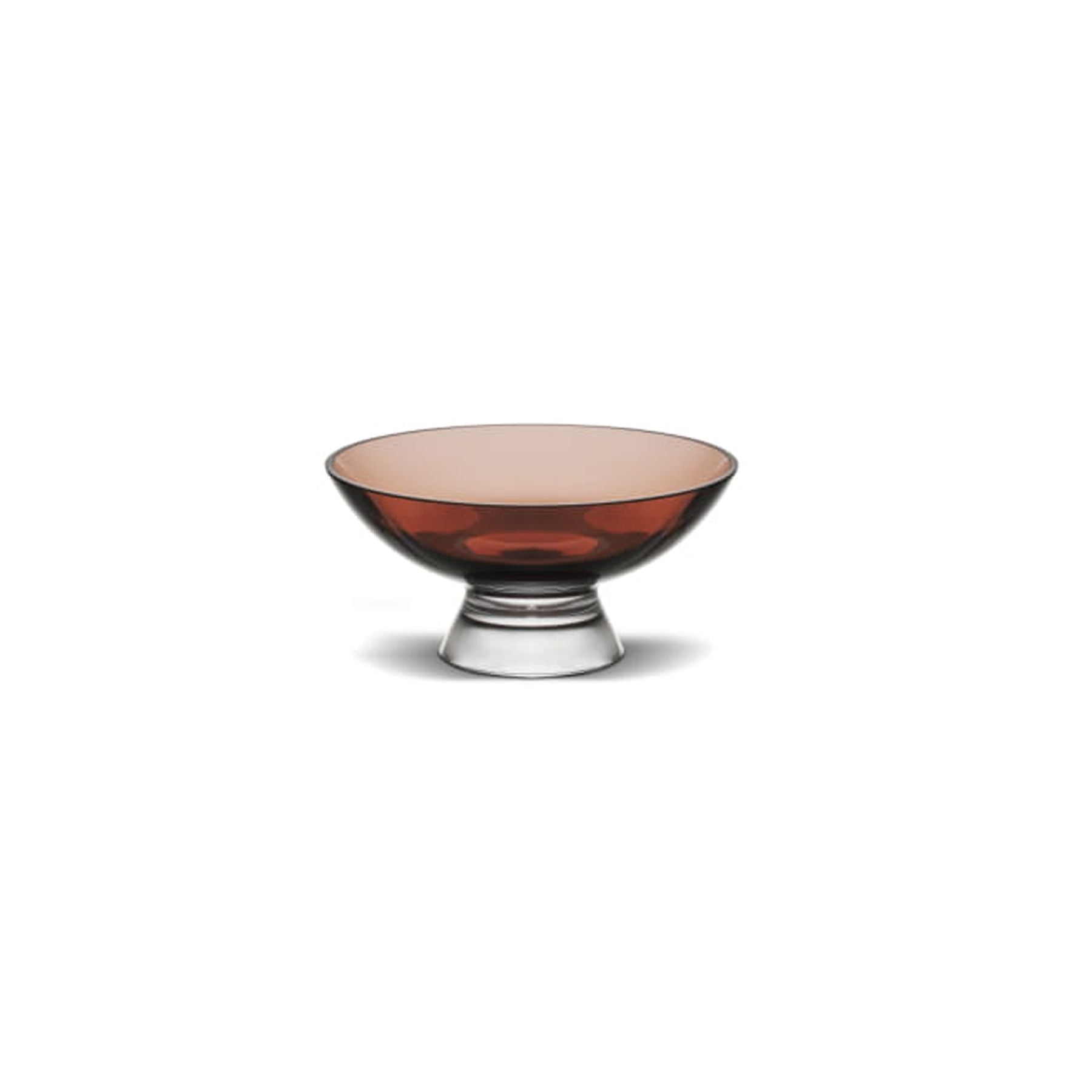  Nude Glass Silhouette Small Bowl - Caramel - Bonton