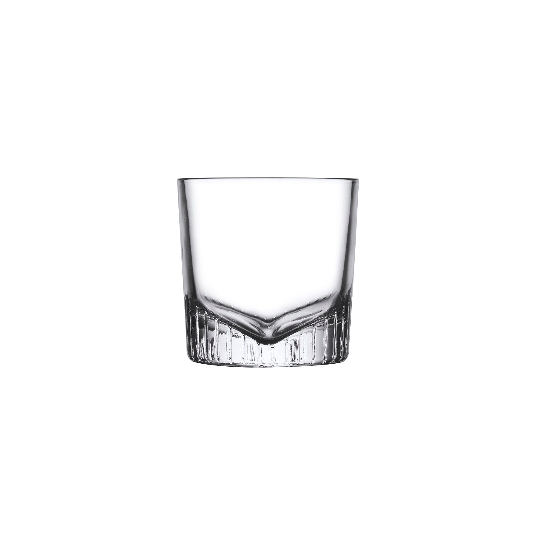  Nude Glass Caldera Single Whisky Glass Set of 4 - Clear - Bonton