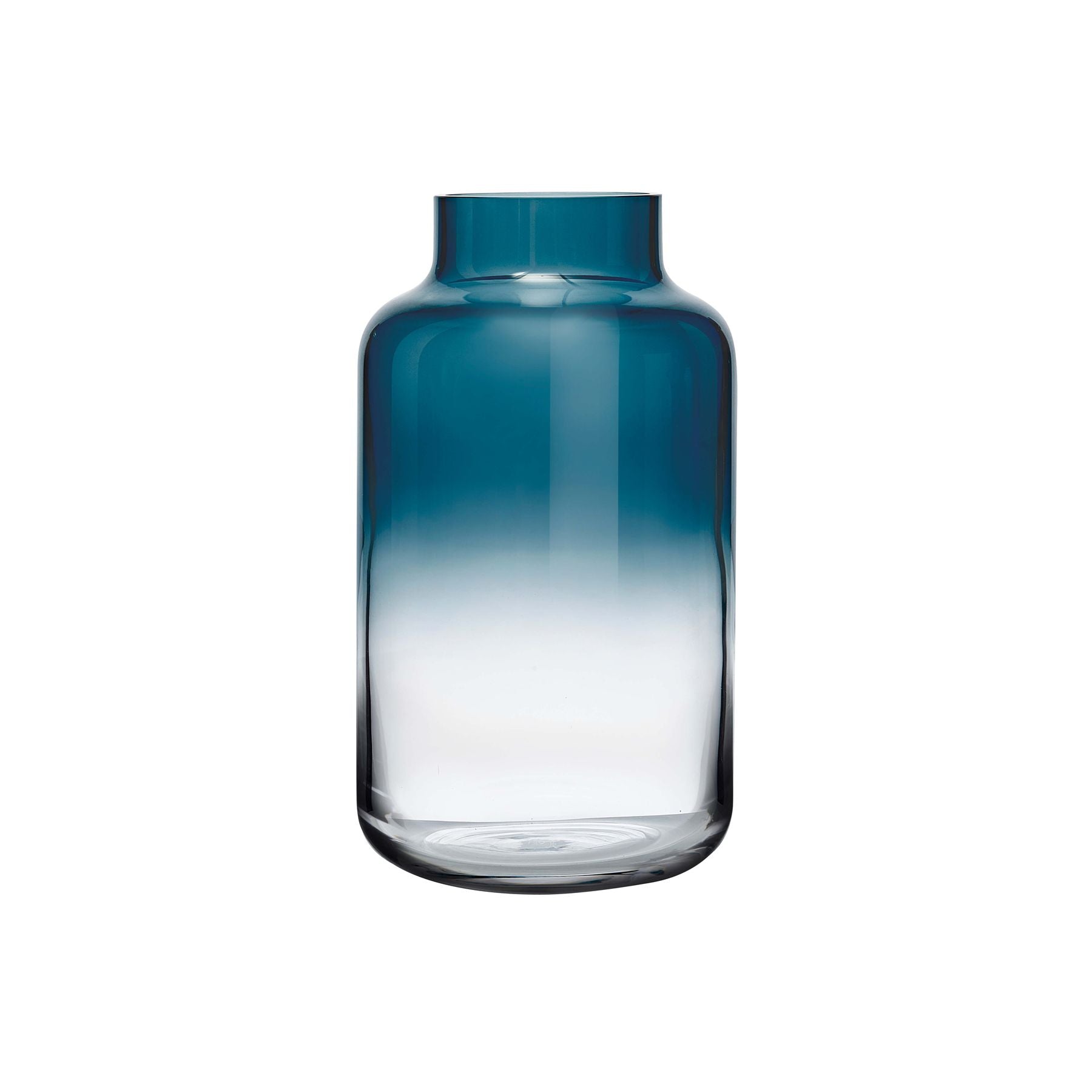  Nude Glass Magnolia Medium Vase - Blue/Clear - Bonton