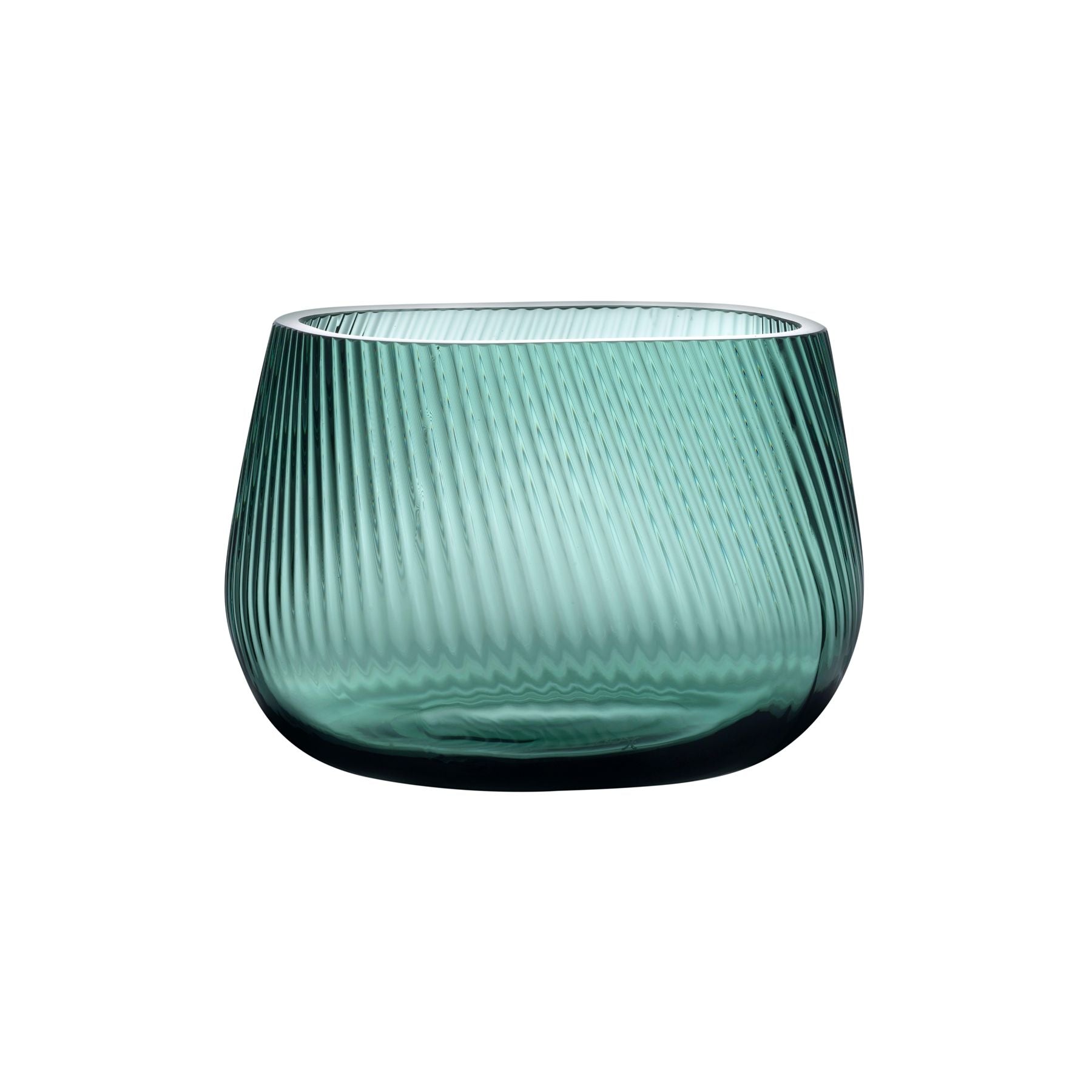  Nude Glass Opti Medium Vase - Green - Bonton