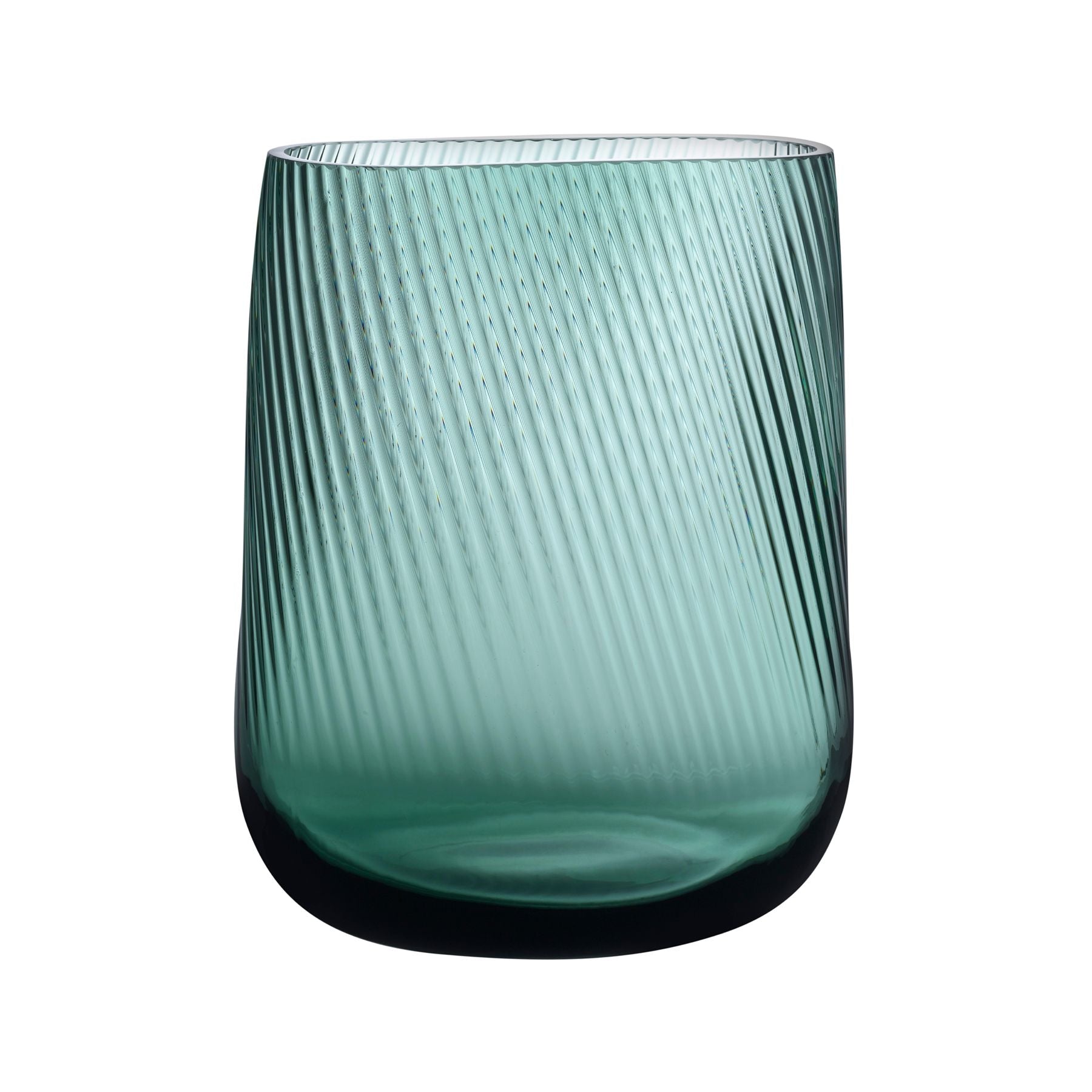  Nude Glass Opti Tall Vase - Green - Bonton