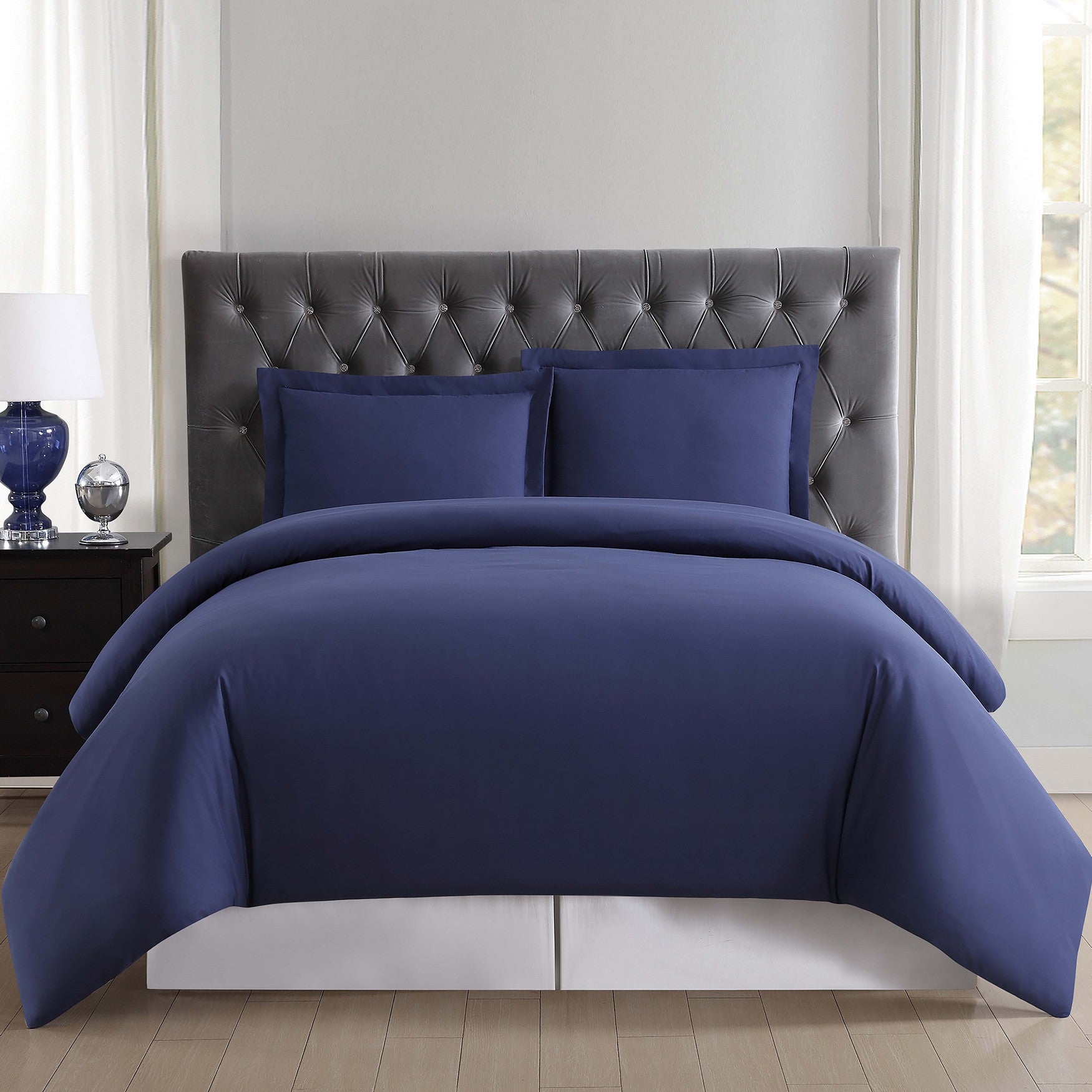  Truly Soft Everyday Duvet Set Navy - Navy - Bonton