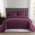  Truly Soft Everyday Duvet Set Burgundy - Burgundy - Bonton