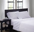  Truly Soft Ticking Stripe Sheet Set White/Navy - White and Navy - Bonton