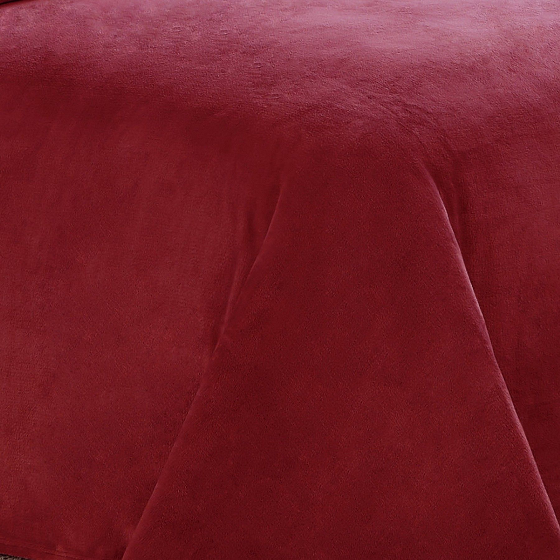  Truly Soft Velvet Plush Throw - Cabernet - Bonton