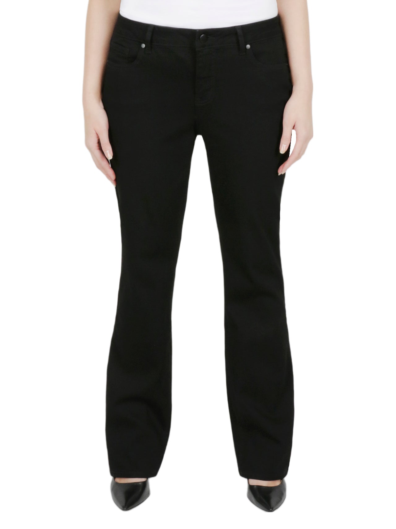  Relativity Plus Bootcut Jeans - Black - Bonton