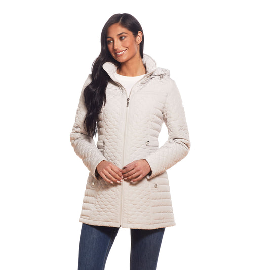 Multi-Pattern Quilted Jacket