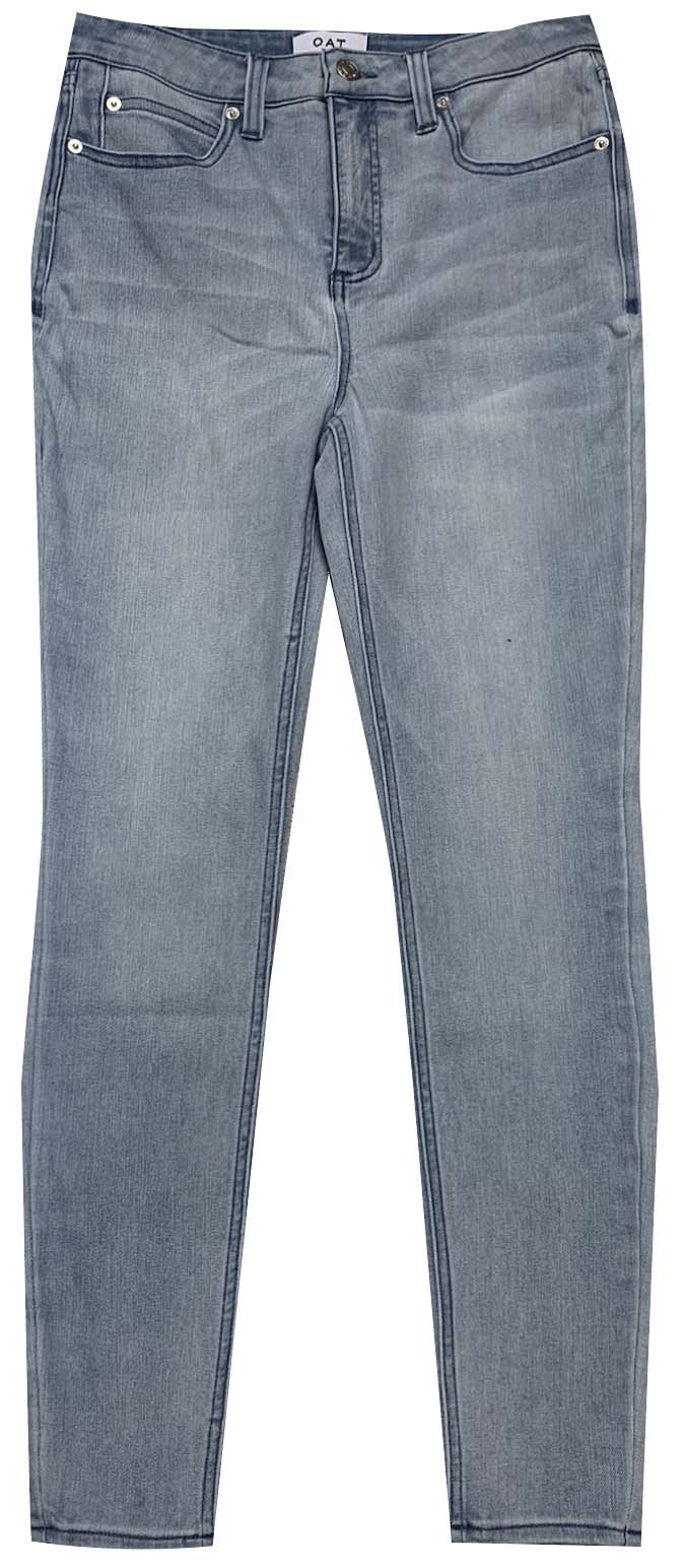  Mid Rise Light Skinny Jeans by Oat New York - Light Spring - Bonton