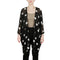 Women's Sheer Cardigan with Dot Print Design