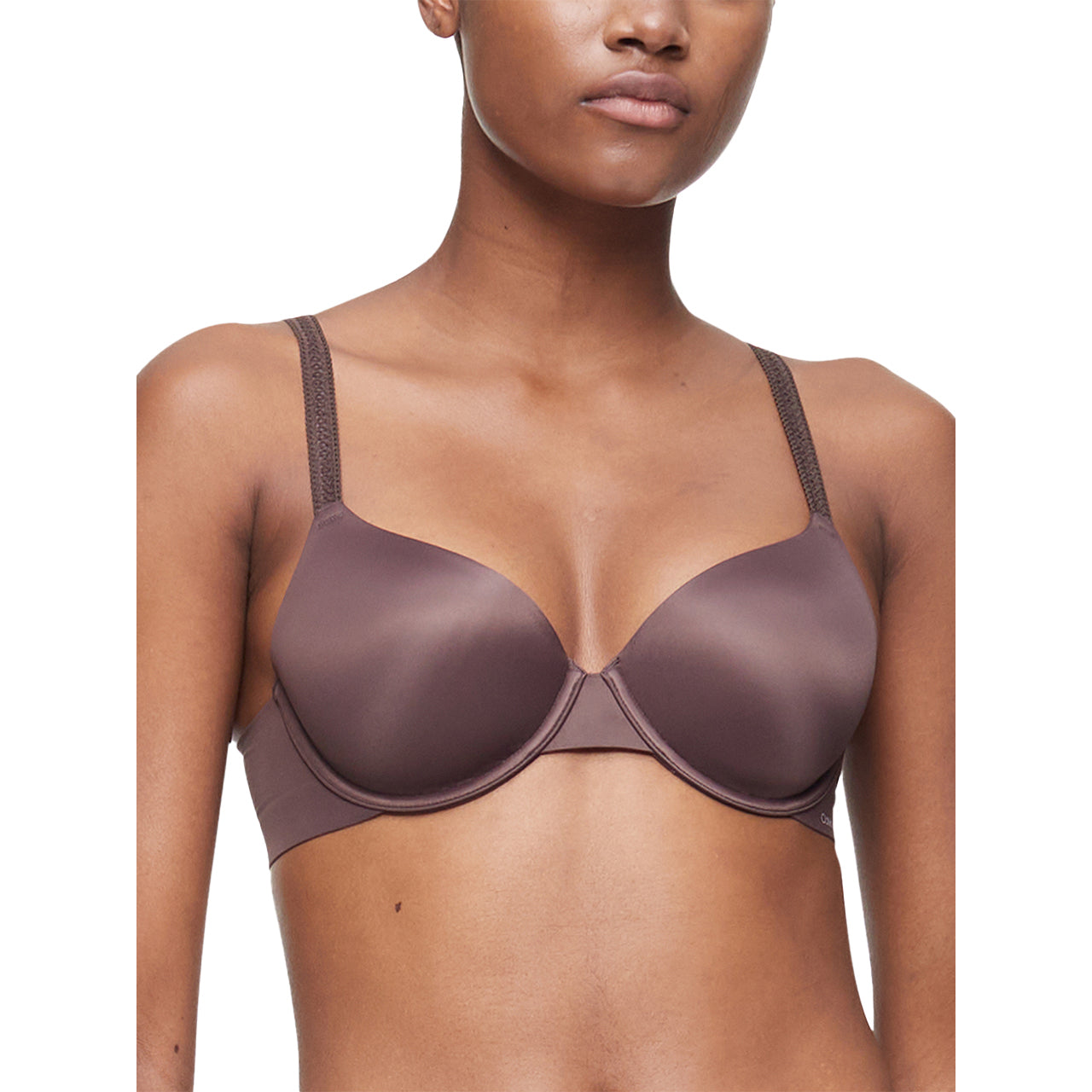  Calvin Klein Liquid Touch Full Coverage Bra - Mink - Bonton