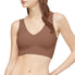  Calvin Klein V-Neck Lightly Lined Bralette - Mink - Bonton
