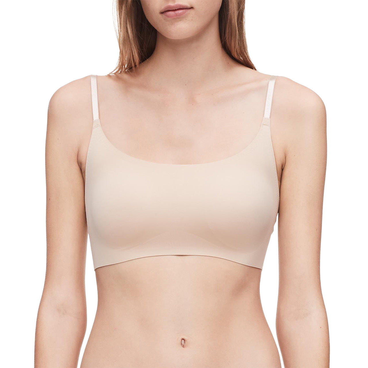  Calvin Klein Retro Lightly Lined Bralette - Bare - Bonton
