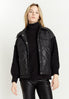  Vegan Bomber with Two Chest Pockets - Black - Bonton