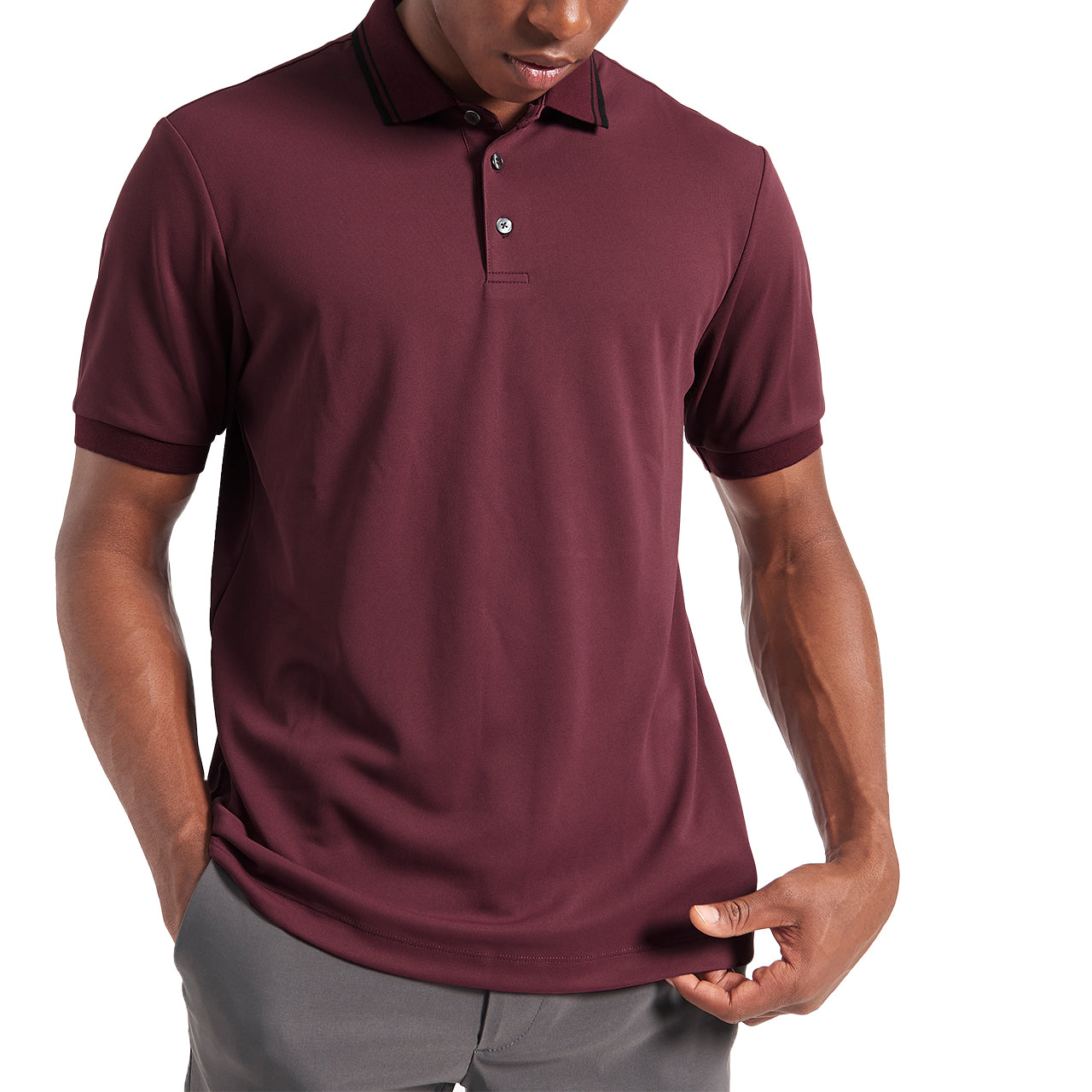  Ben Sherman Ben Sherman Polo - Burgundy - Bonton