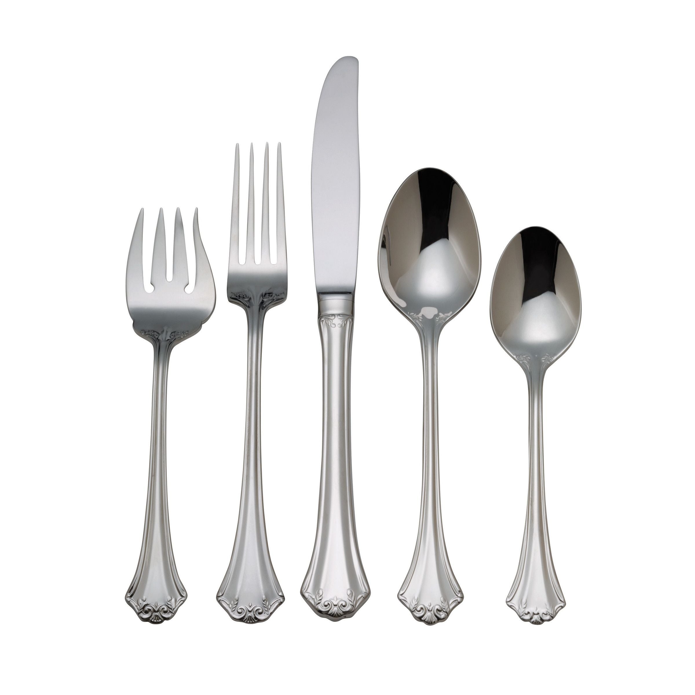  Reed & Barton Country French 5-Piece Flatware Set - Stainless Steel - Bonton