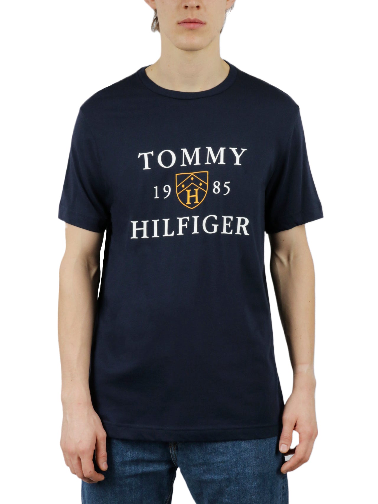  Tommy Hilfiger Short Sleeves Crew Neck - Dark Navy - Bonton