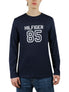  Long Sleeves Graphic Crew Neck - Dark Navy - Bonton