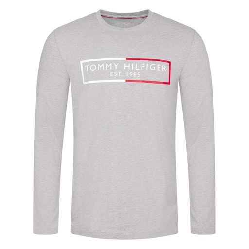  Long Sleeves Cotton Crew Neck - Grey Heather - Bonton