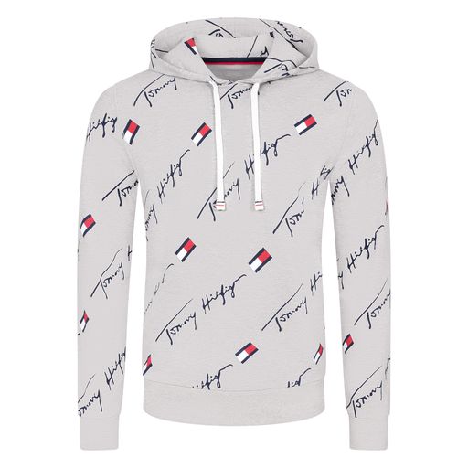  Tommy Hilfiger Printed French Terry - Grey Heather - Bonton