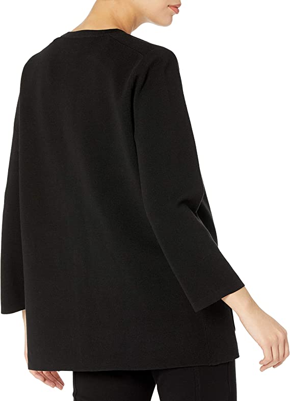  Anne Klein Patch Pocket Cardigan - Anne Black - Bonton