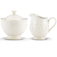 French Perle Sugar & Creamer Set