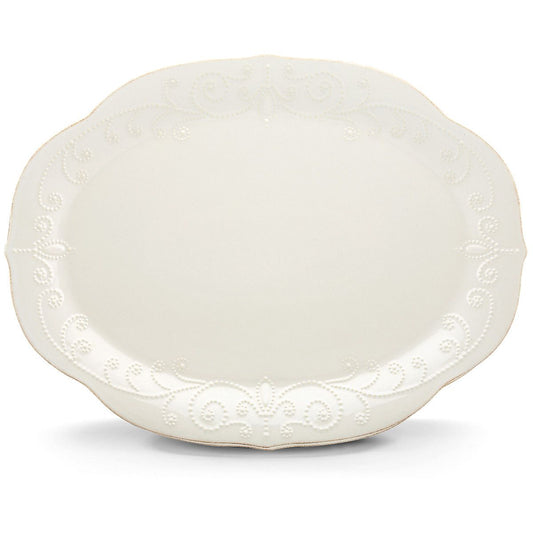 French Perle Oval Serving Platter