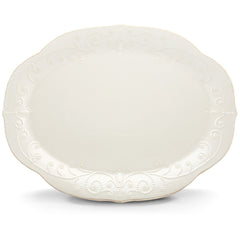 French Perle Oval Serving Platter