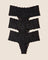 Never Say Never Comfie Thongs 3 Pack