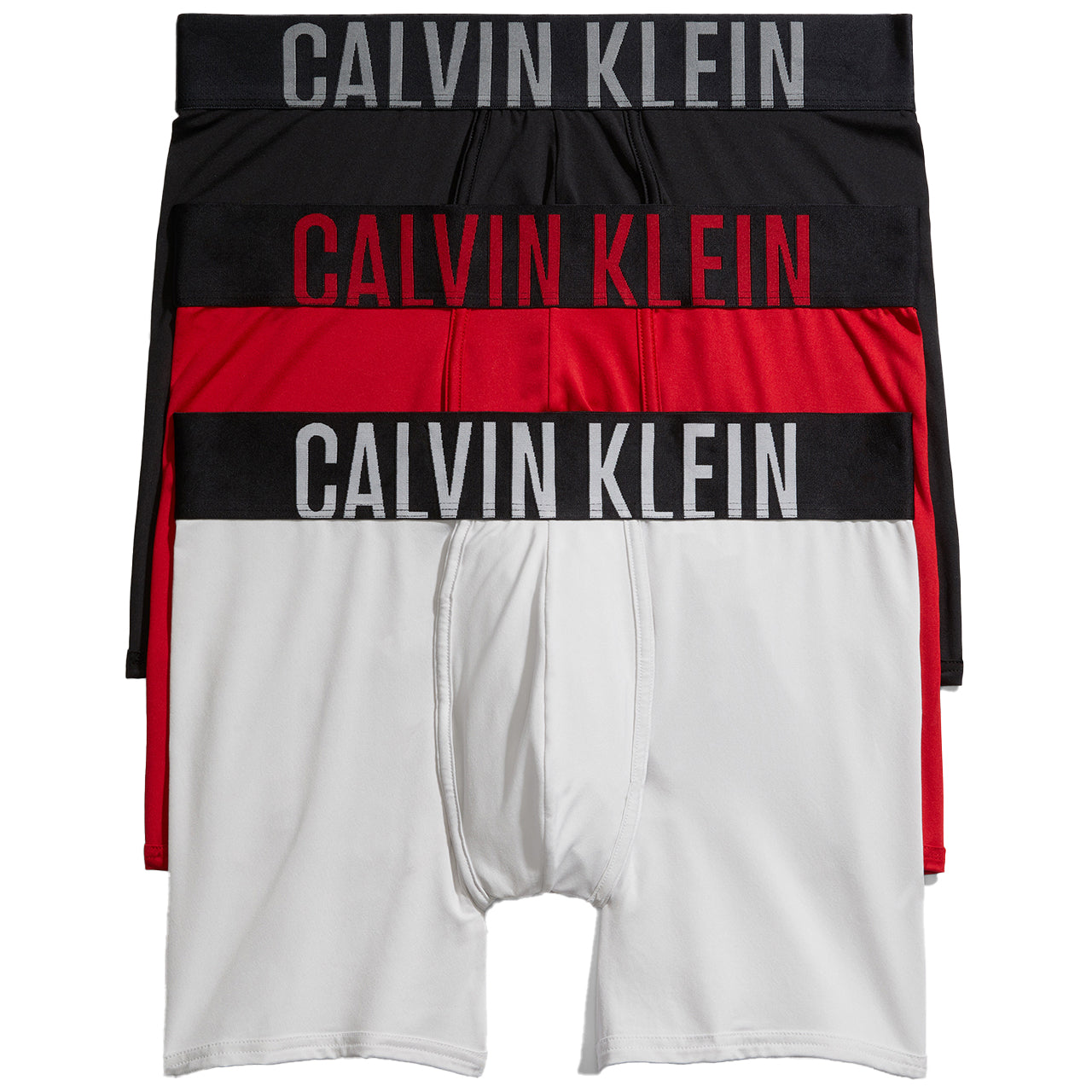  Calvin Klein Intense Power Micro Boxer Brief 3 Pack - Exact/ Black/ Silver Haze - Bonton