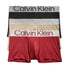  Calvin Klein Reconsidered Steel Micro Low Rise Trunk 3 Pack - Black/ Tuffet/ Red Carpet - Bonton