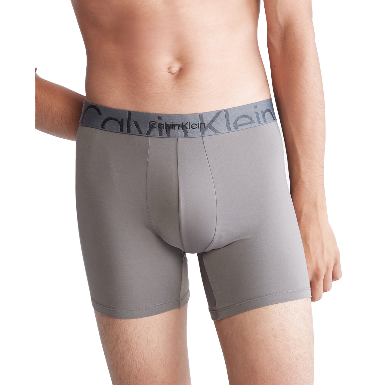  Calvin Klein Embossed Icon Micro Boxer Brief - Grey Sky - Bonton