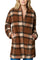 Simple Plaid Cocoon Coat