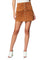 Button Down Patch Pocket Mini Skirt