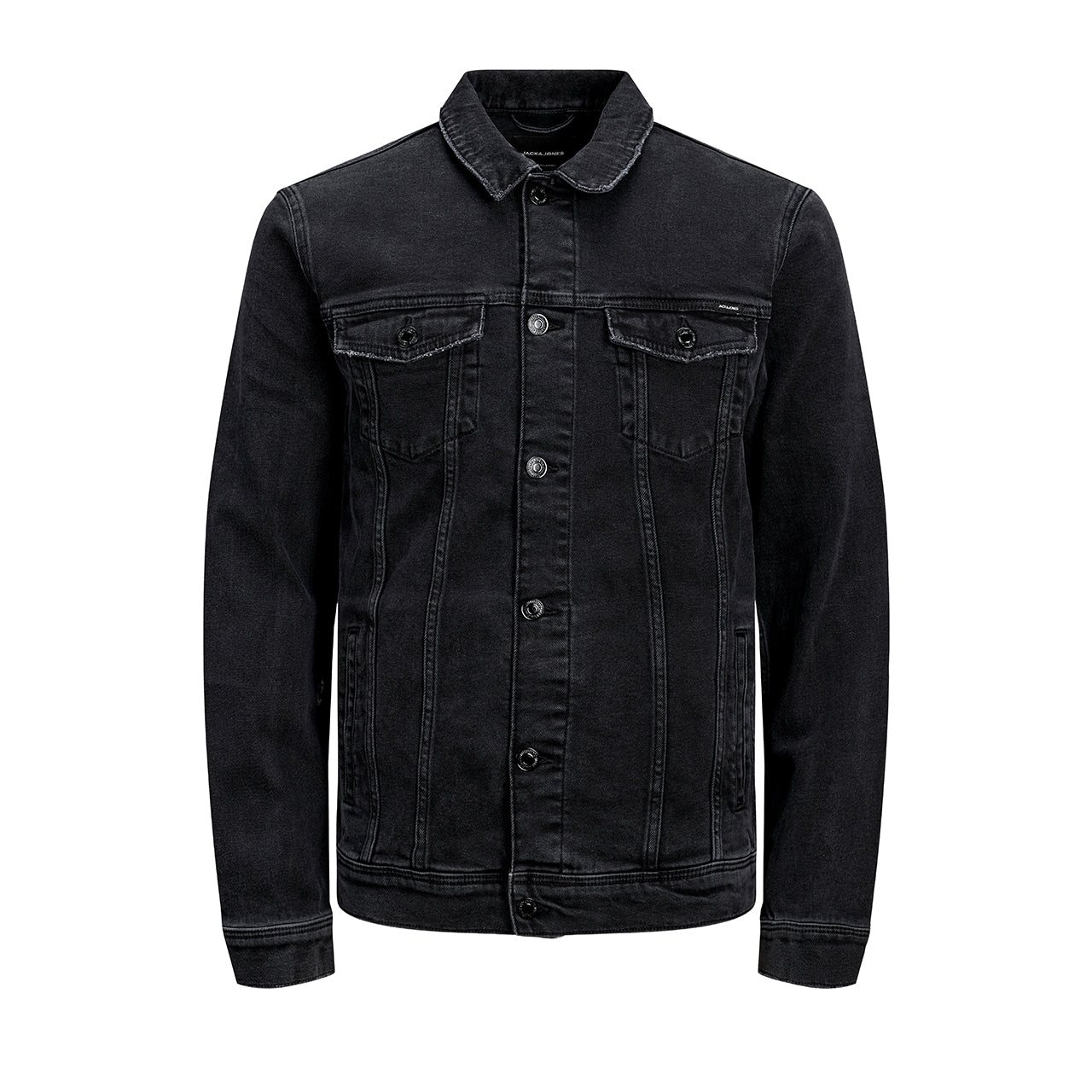  Jack & Jones Black Denim Alvin Jacket - Black Denim - Bonton