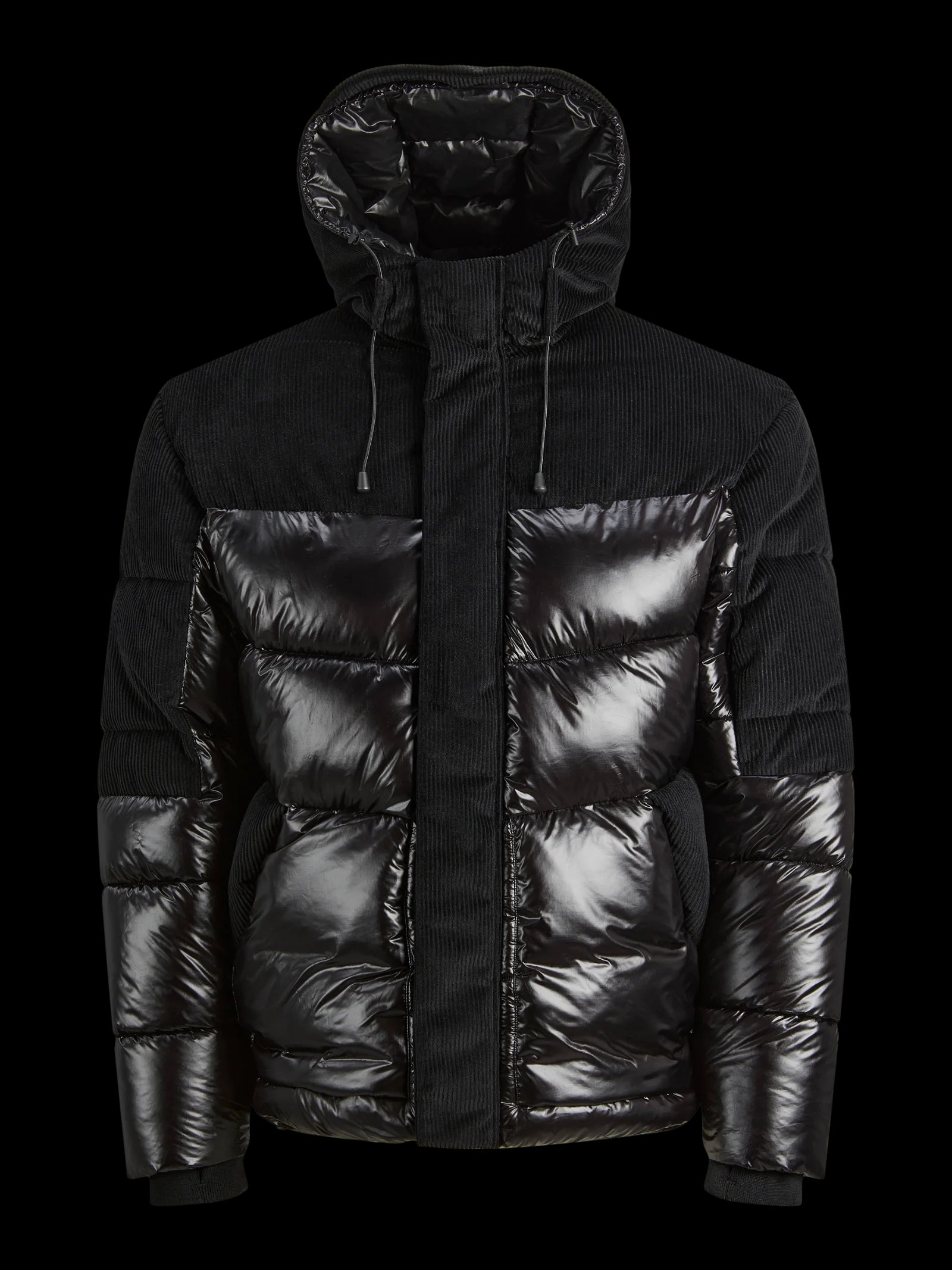  Jack & Jones Jcocord Puffer Jacket - Black - Bonton