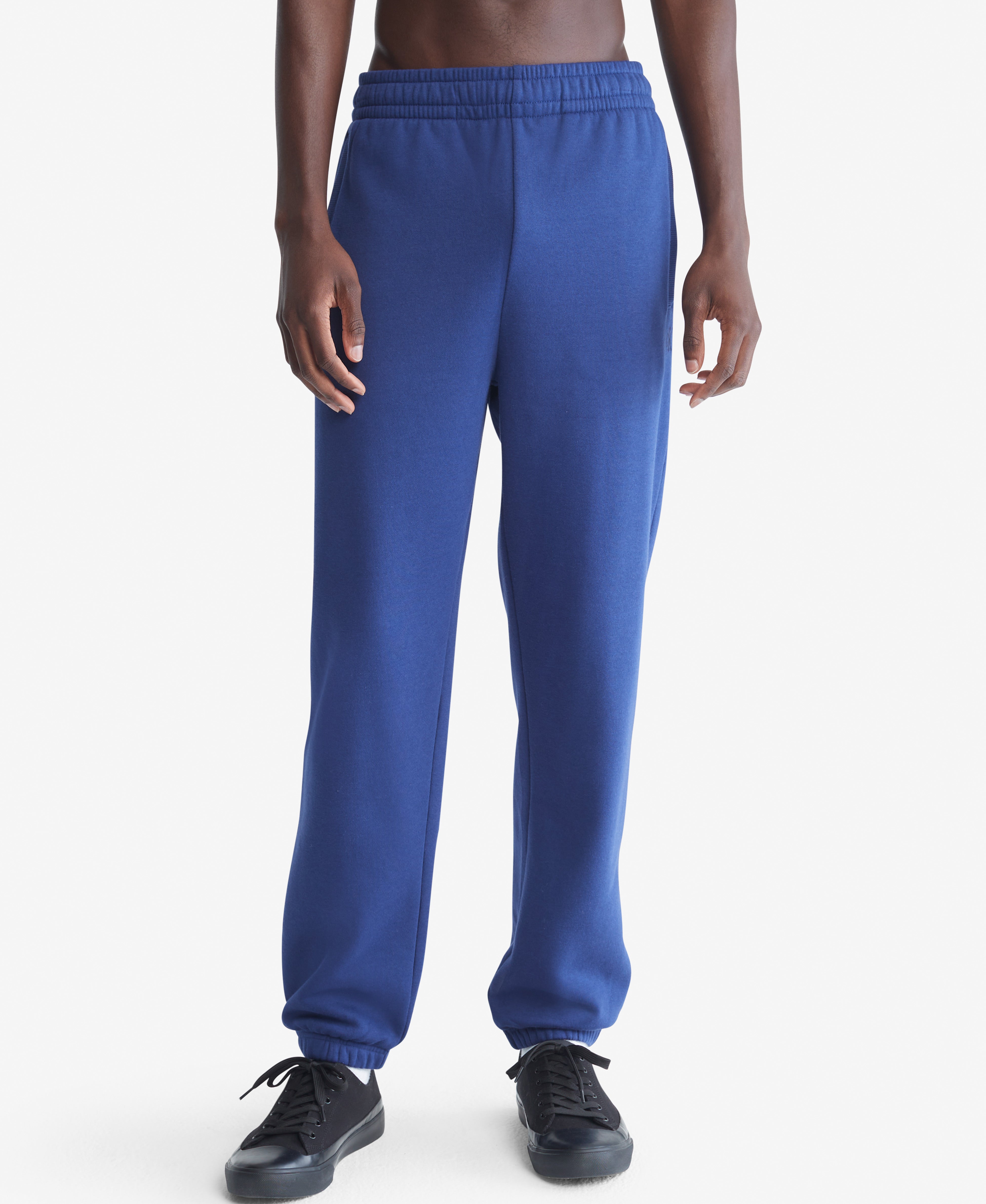  Calvin Klein Archive Logo Fleece Jogger - Beacon Blue - Bonton