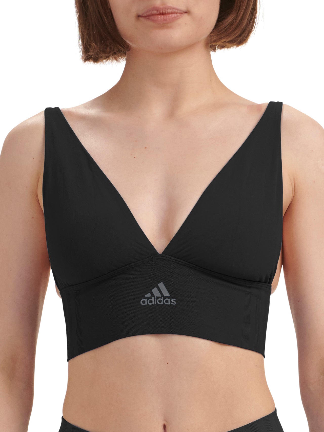  Adidas Naked Two-Ply Seamless Bralette - Black - Bonton