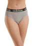  Adidas Cotton Logo Bikini Briefs - Medium Heather Grey - Bonton