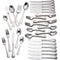 French Perle Flatware Set 65-Piece