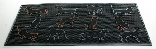 Colored Dogs Doormat
