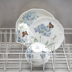 Butterfly Meadow Blue Dessert Plates Set of 4